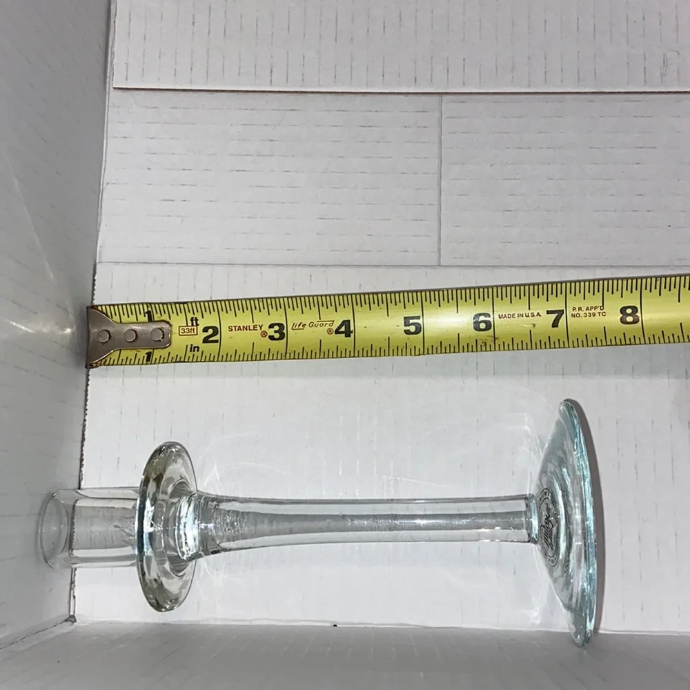 Pier 1 Imports Handblown Taper Glass Candle Holders